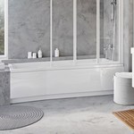 Cover for the bathtub BeHappy II 160 L white